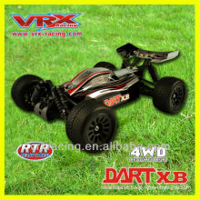 4WD RC buggy RTR, 1/18 carros sem escova do rc, carro do rc de pequena escala com rádio 2.4ghz